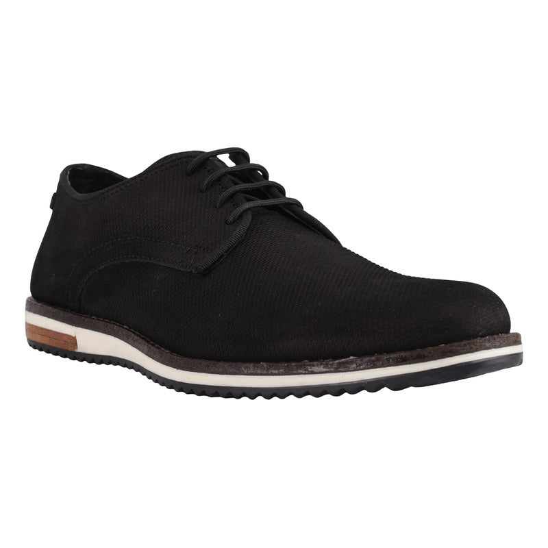 Zapatos De Piel Para Hombres Karosso Azul Y Negro 1308