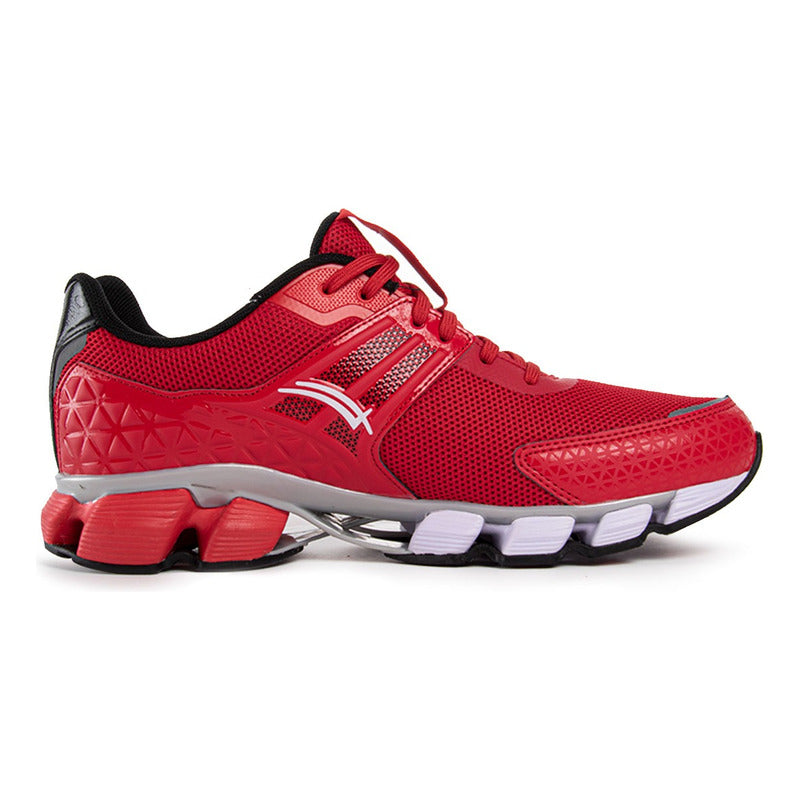 Tenis Para Hombre Para Correr Karosso Rojo Negro 6331 Comodidad Y Performance