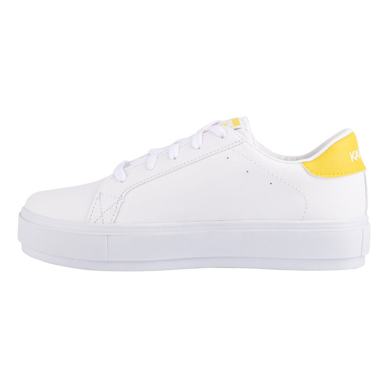 Tenis Para Mujer Blanco Casual Karosso Moda Y Confort Q103