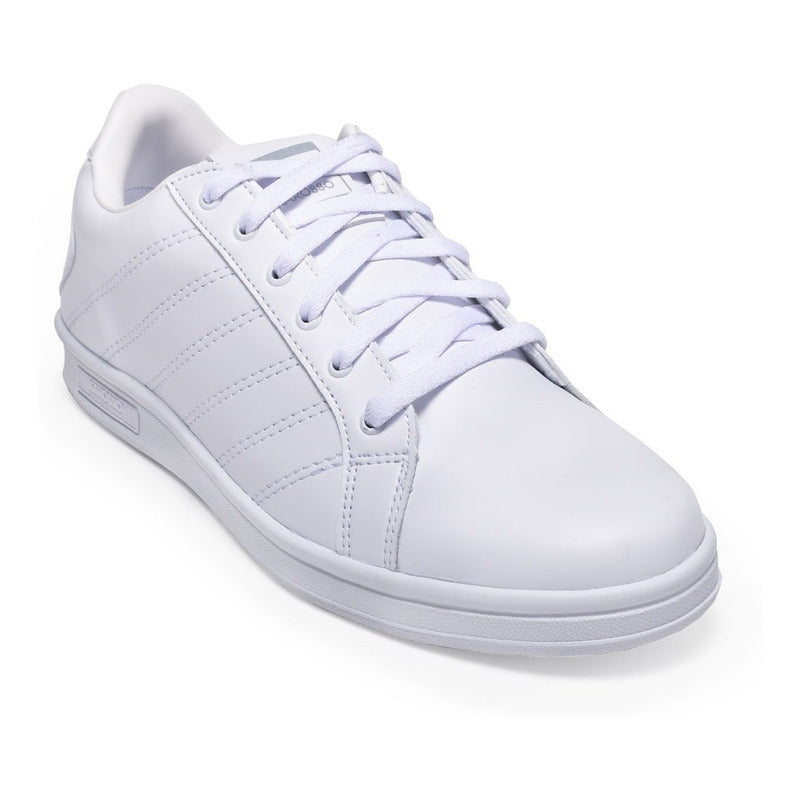 Tenis Urbano Clásico Karosso 9408 Blanco Hecho En México