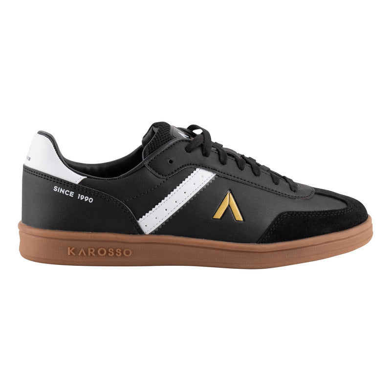 Tenis Para Hombre Negro Casual Deportivo Karosso  Confort Y Estilo G100