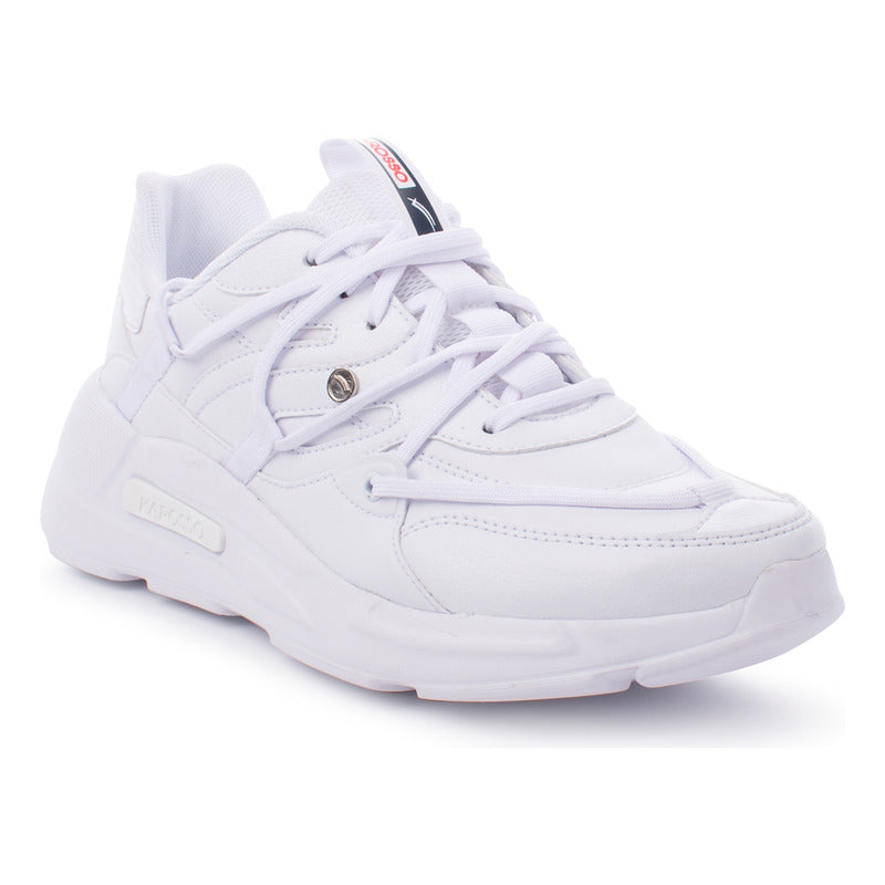 Tenis Blancos Para Hombre Deportivos Con Suela De Eva Karosso D-104