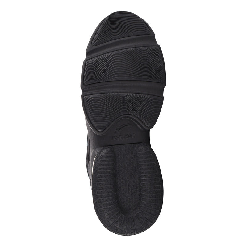 Tenis Hombre Deportivo Negro Karosso Media Suela Aire M513