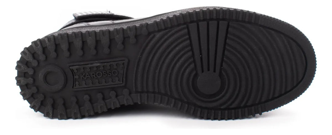 Tenis Negro Casual Para Hombre Karosso Fr106