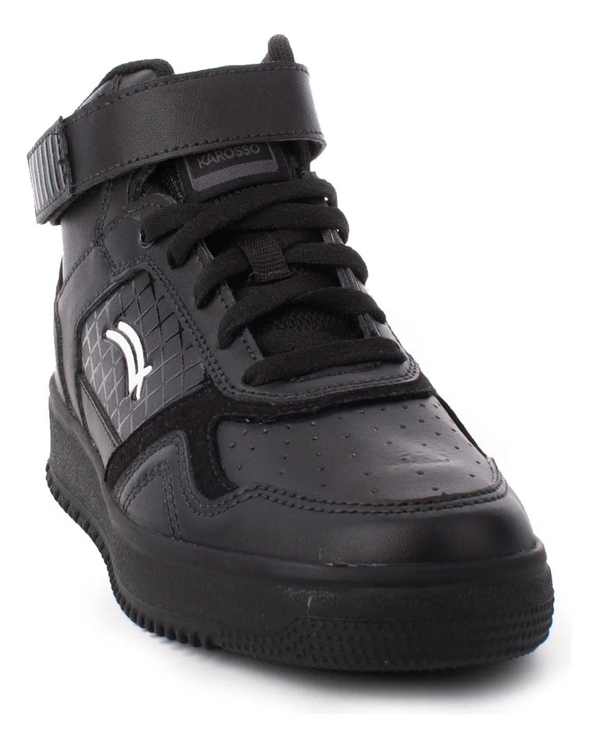 Tenis Negro Casual Para Hombre Karosso Fr106