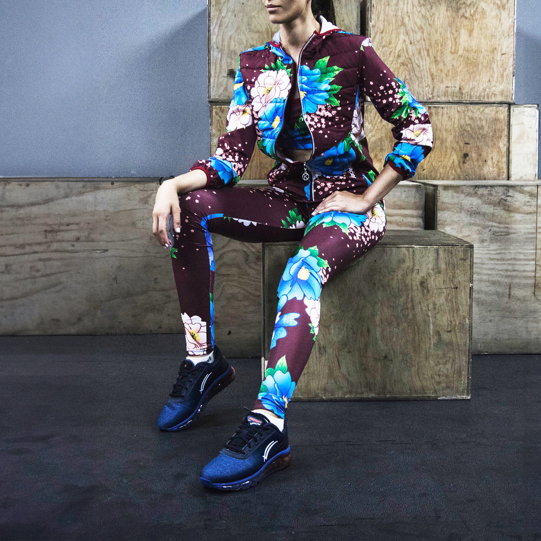 Leggings Deportivos Floral Art – Colección Premium KLM41