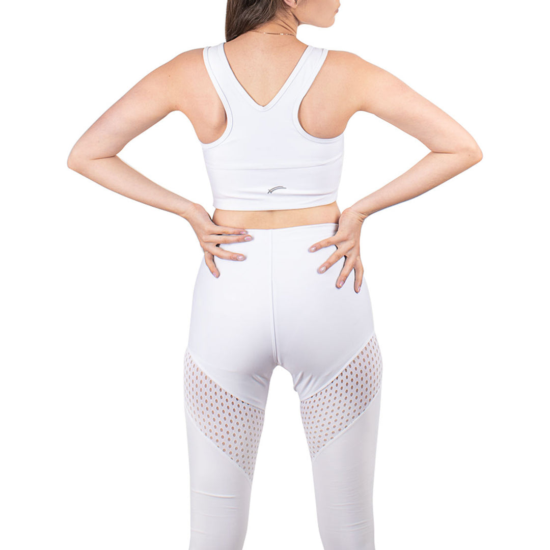 Mallas Deportivas Karosso Blanco/Gris – Edición Performance Contrast KMH7101