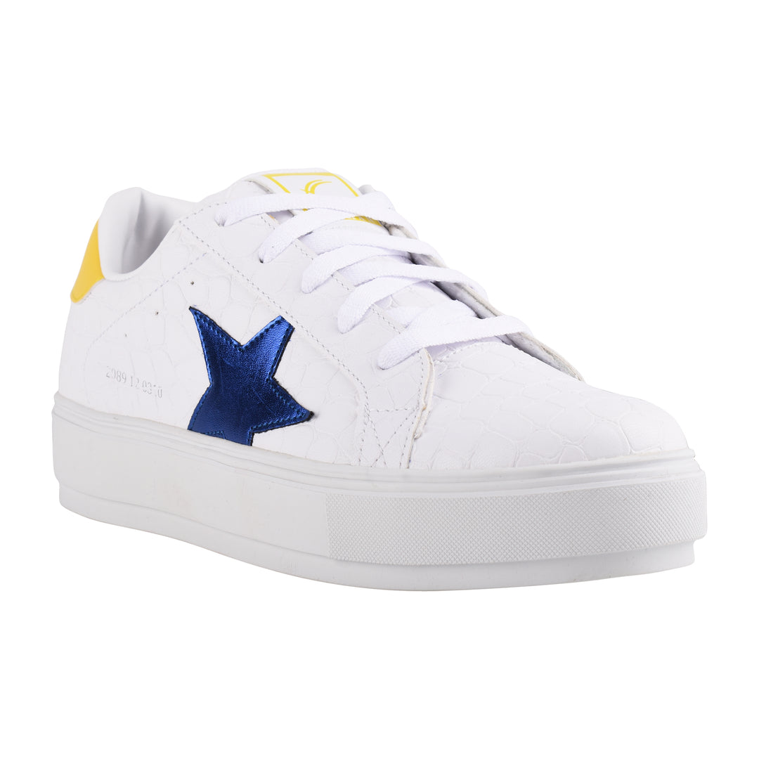 Tenis Para Mujer Blanco Casual Karosso Moda Y Confort Q103